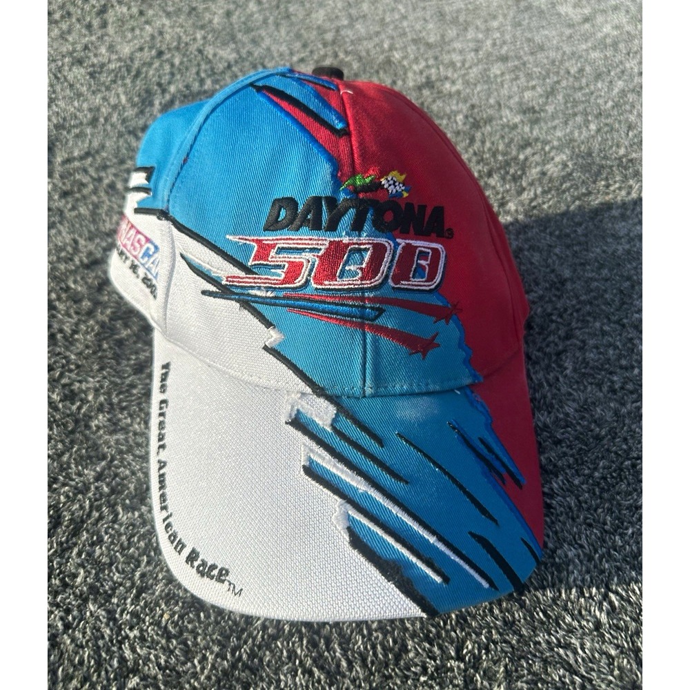 2003 Daytona 500 NASCAR Hat Cap The Great American Race Embroidered Strapback